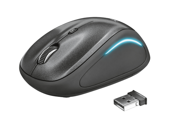 Rato TRUST Yvi FX Wireless Black