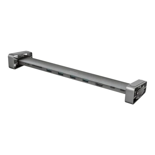 Dock Station Type-C Multiport Trust Dalyx 60W Cinza