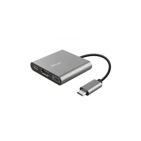 Trust Adaptador DALYX 3-IN-1 USB-C