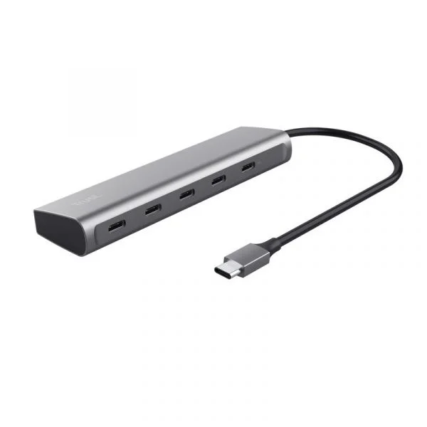 Trust HUB USB-C HALYX 5 Portas USB-C