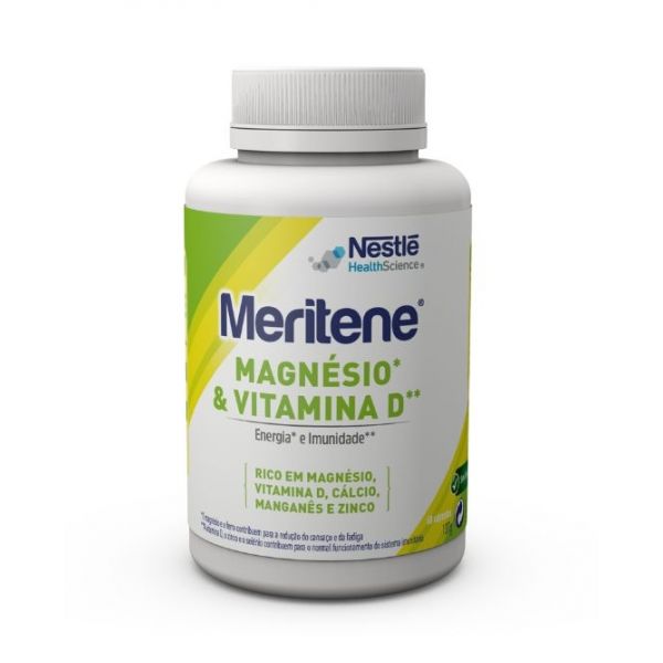 Meritene Magnésio e Vitamina D 60 Cápsulas