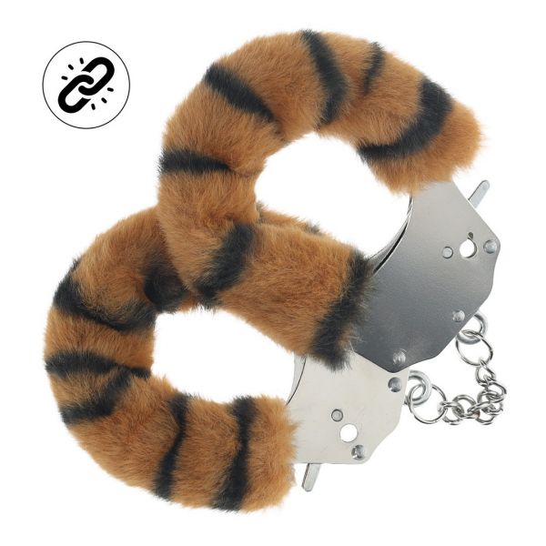 Shots Toys Algemas Com Pelúcia Heavy-Duty Fluffy Tiger
