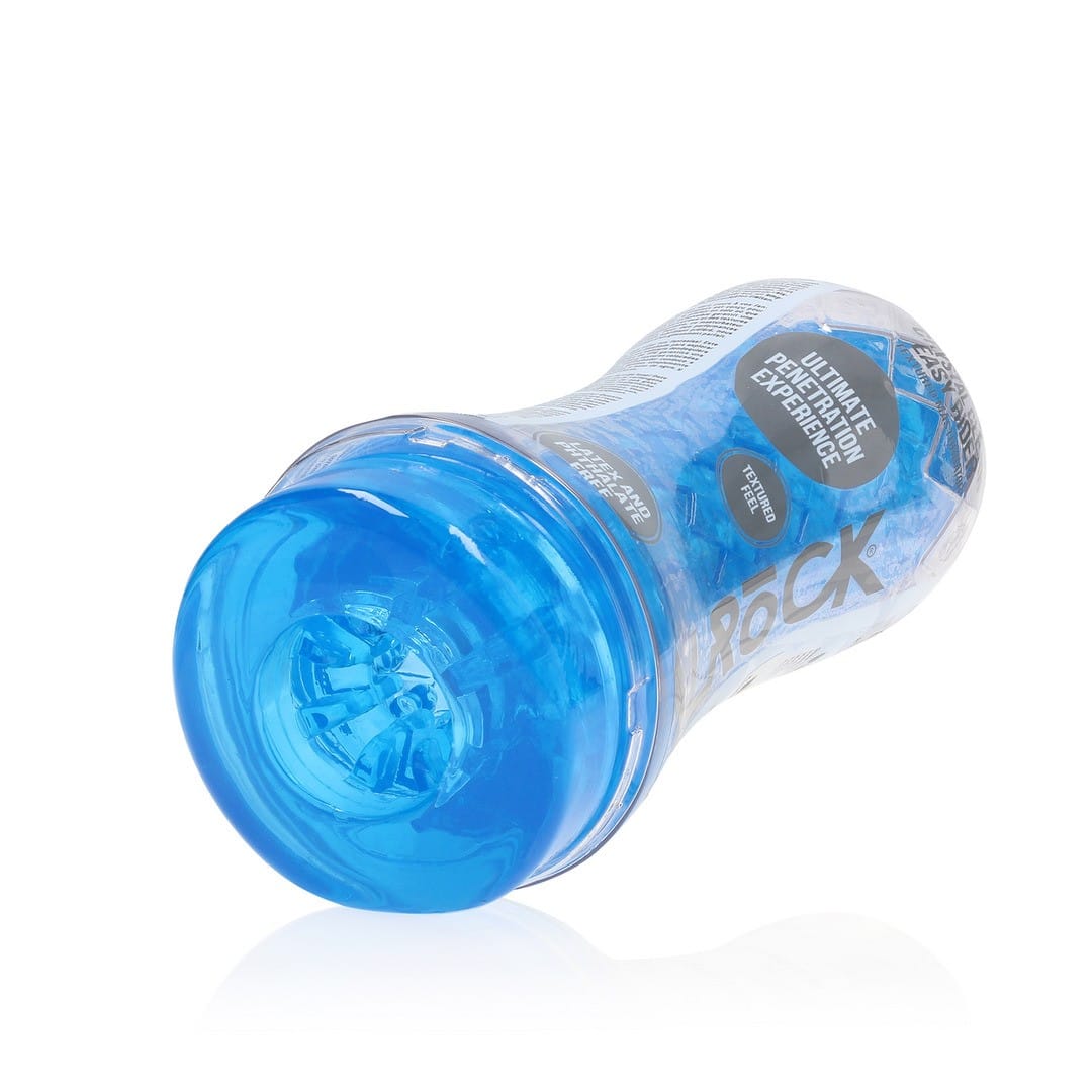 Masturbador Teasy Rider Textured Azul Realrock