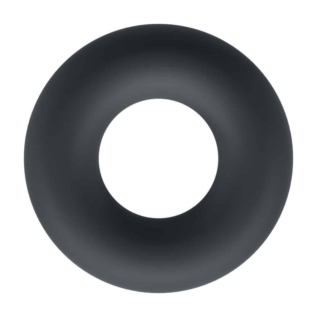 Anel Para O Pénis Em Silicone Líquido S Preto Levelz