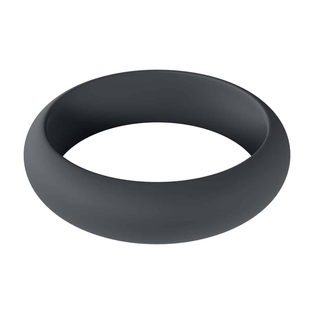 Anel Para O Pénis Em Silicone Wide O Xl 50Mm Preto Levelz
