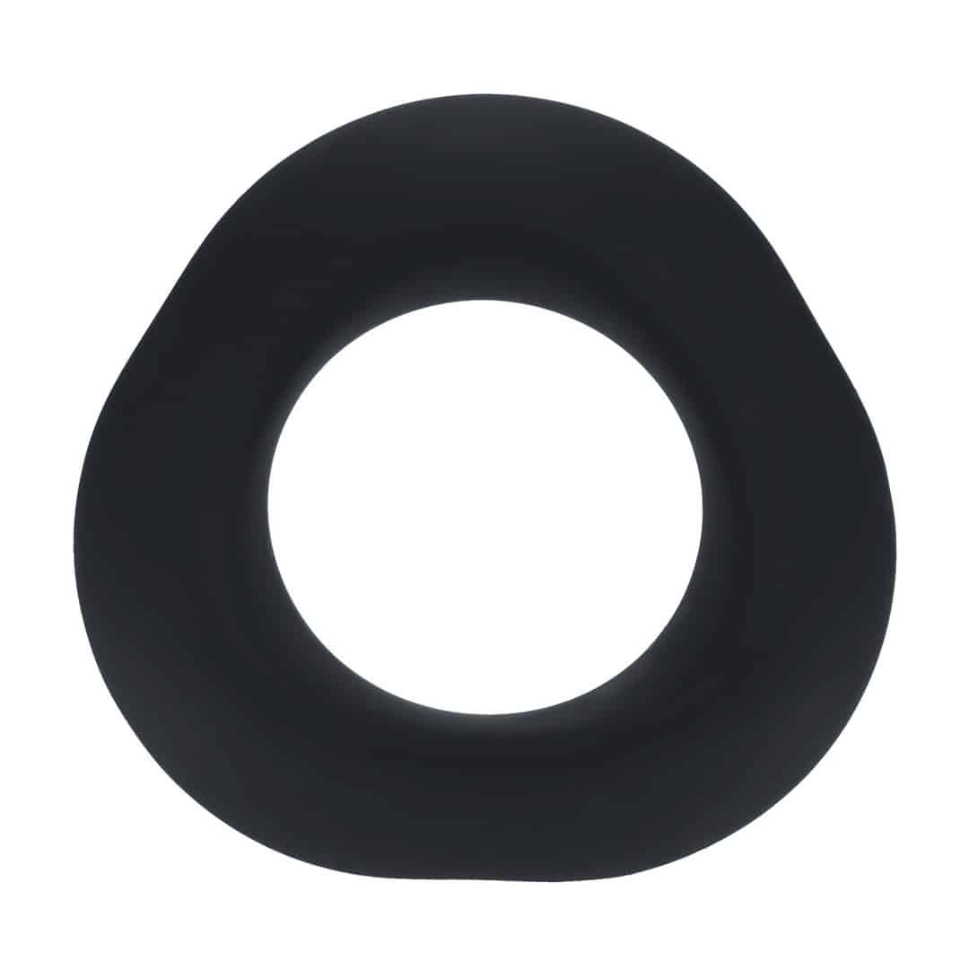 Anel Para O Pénis Em Silicone Líquido Ergo Preto Levelz