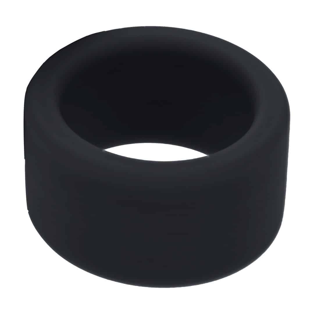 Extensor De Testículos Em Silicone Líquido M 34Mm Preto Levelz