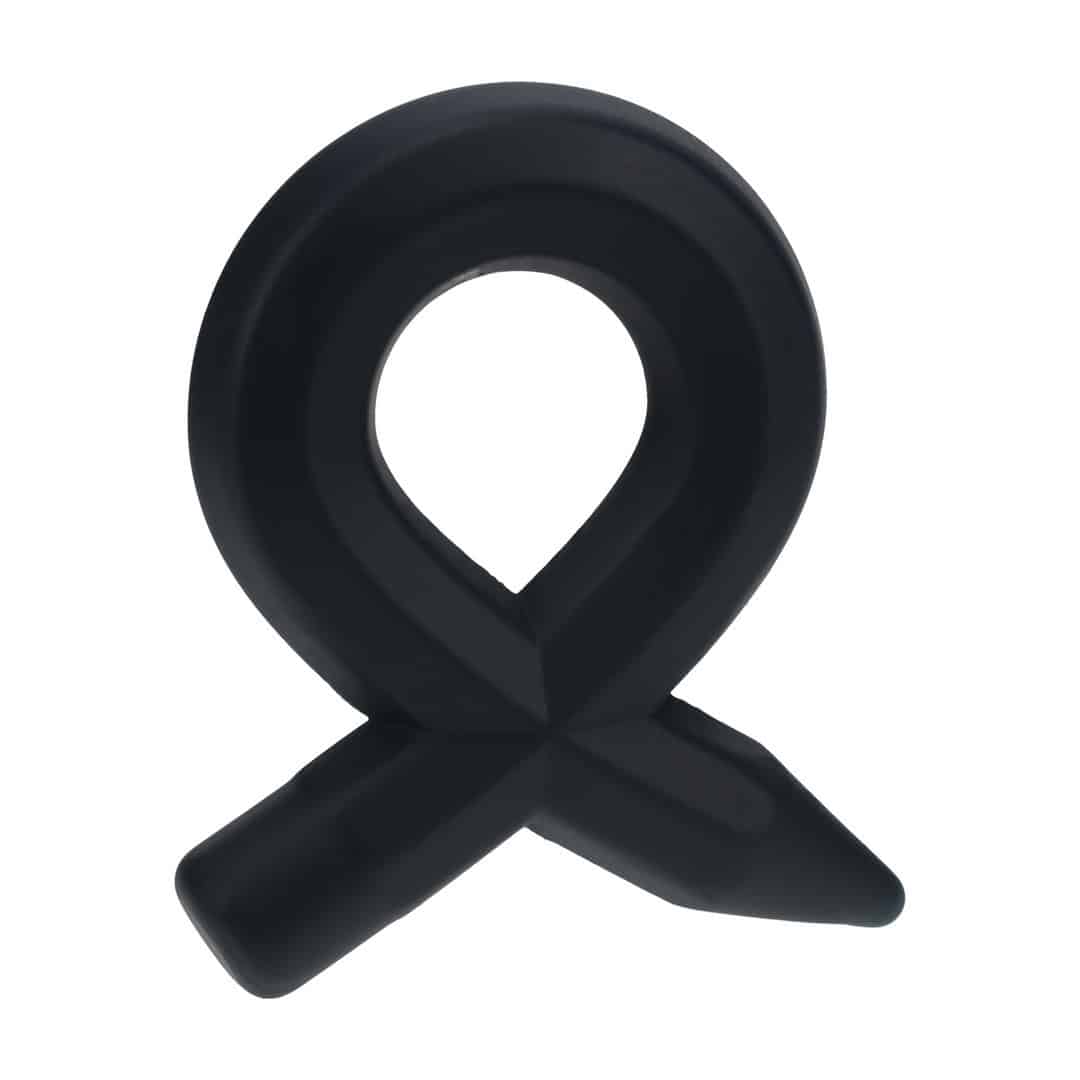 Anel Para O Pénis Em Silicone Líquido Pencil Preto Levelz