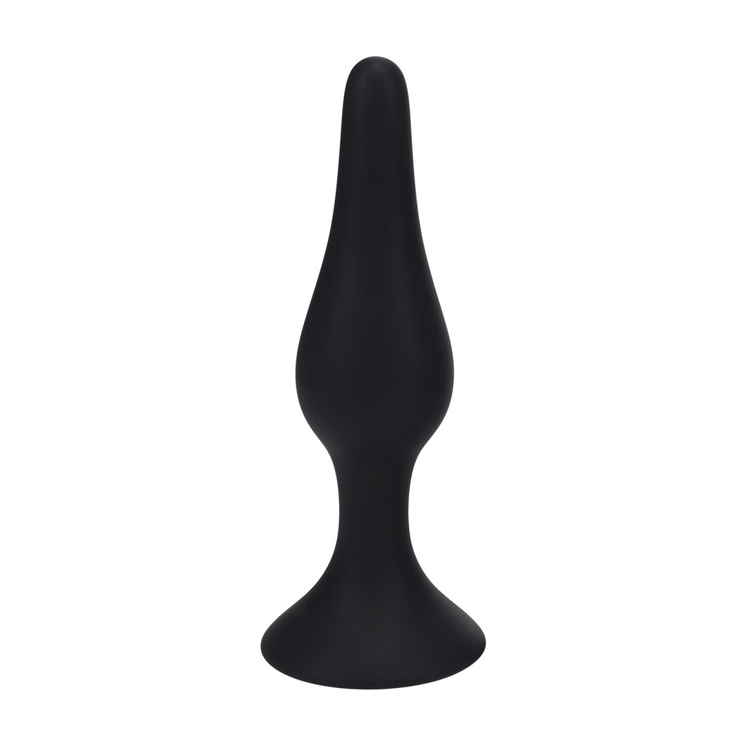 Plug Anal De Silicona Slim Xl Preto Levelz