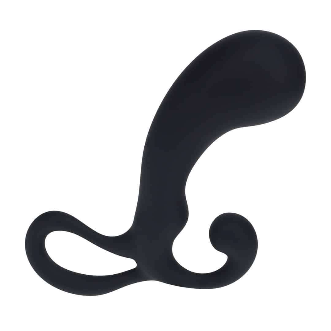 Estimulador De Próstata Em Silicone Com Bolbo E Alça S Preto Levelz
