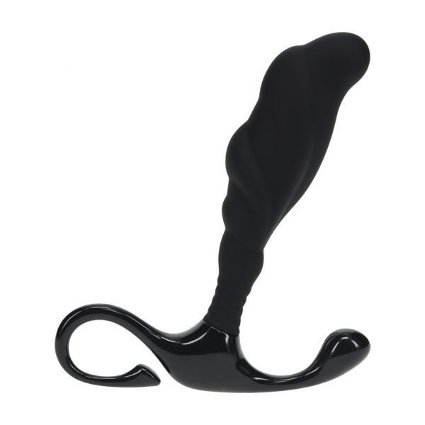 Levelz Estimulador de Próstata de Silicone Texturizado Rígido L Preto