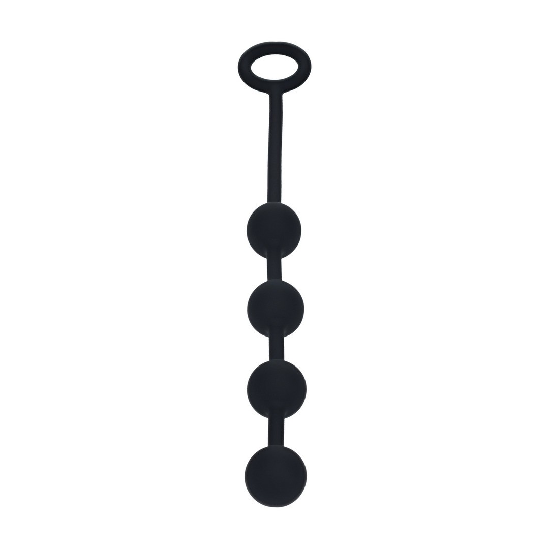 Bolas Anais Redondas Em Silicone S 20Mm Pretas Levelz