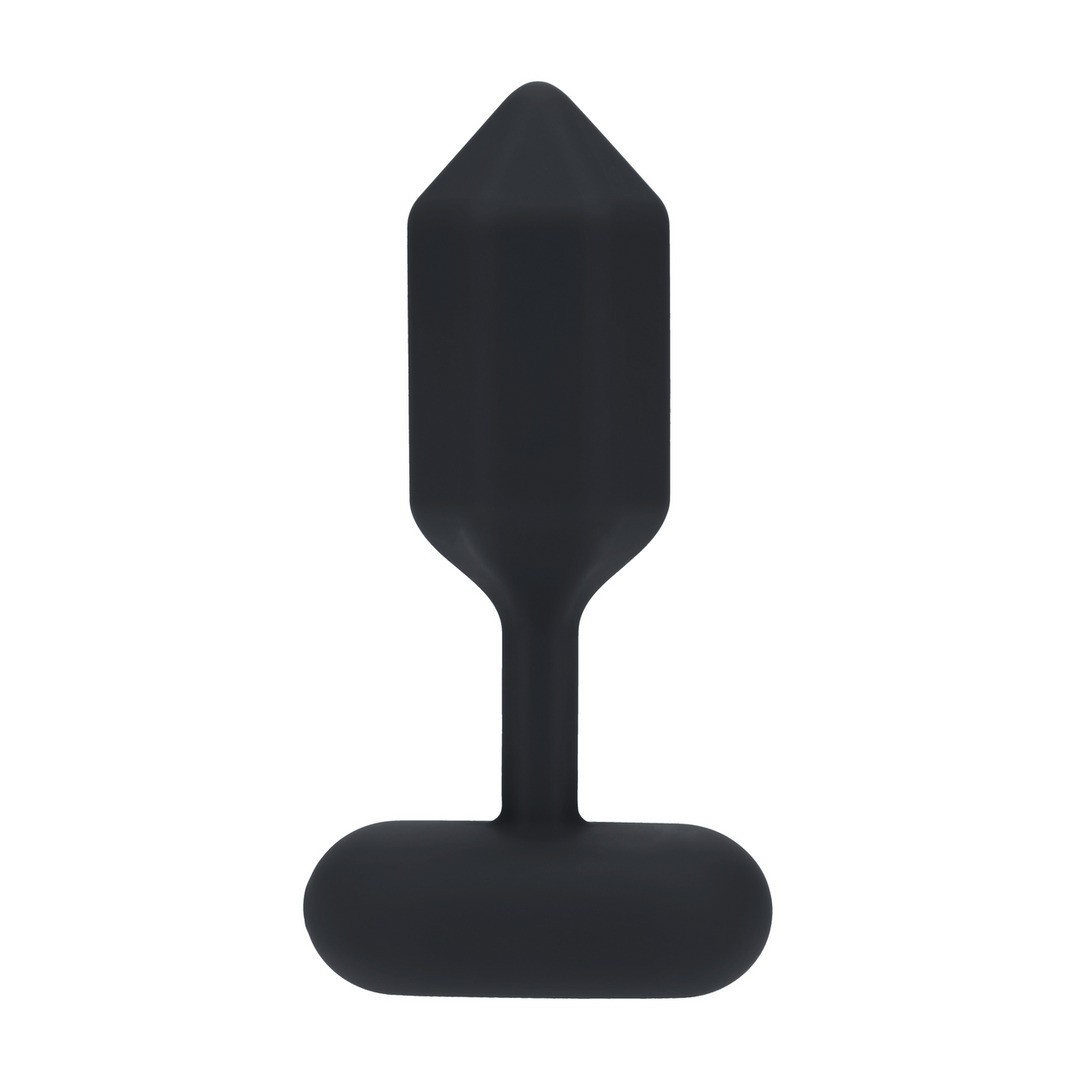 Plug Anal De Silicona Com Vibração Hexagonal L Preto Levelz