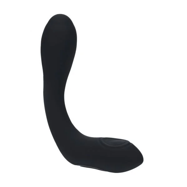 Levelz Estimulador de Próstate Flexível em Silicone com Vibração e Função de Aquecimento Preto