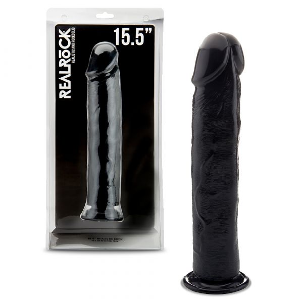 RealRock Dildo Realístico 15" Black