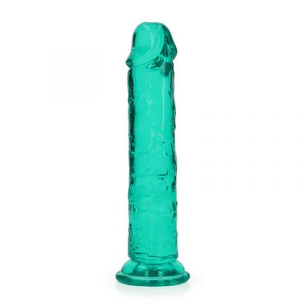 Realrock Dildo Straight Realistic Crystal Clear 7 /18 cm Verde