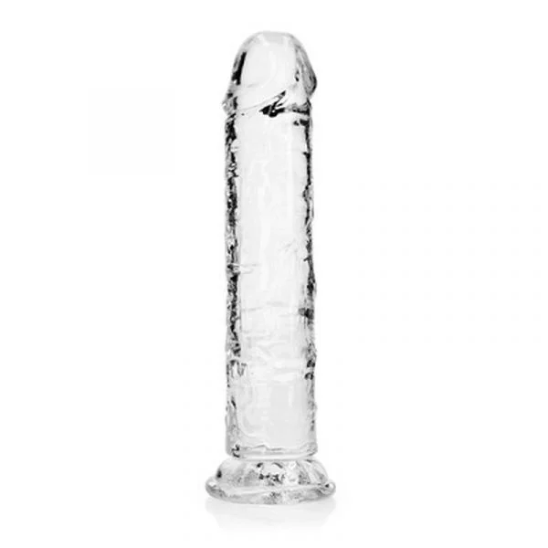 Realrock Dildo Straight Realistic Crystal Clear 8 /20 cm Transparente