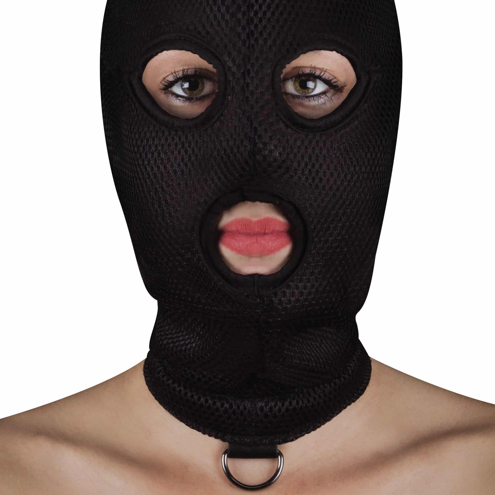 Ouch! – Máscara Extreme Mesh Balaclava Preta