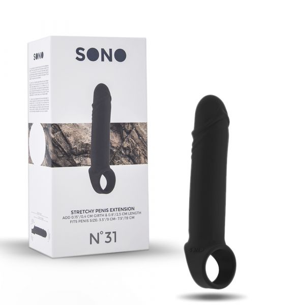 Sono Manga Pénis com Extensão Tom 31 Black