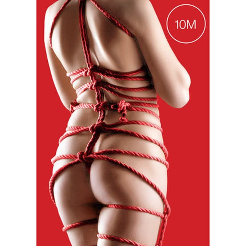 Corda Japanese Soft Silk 32.8 Ft /10 M Vermelha Ouch!