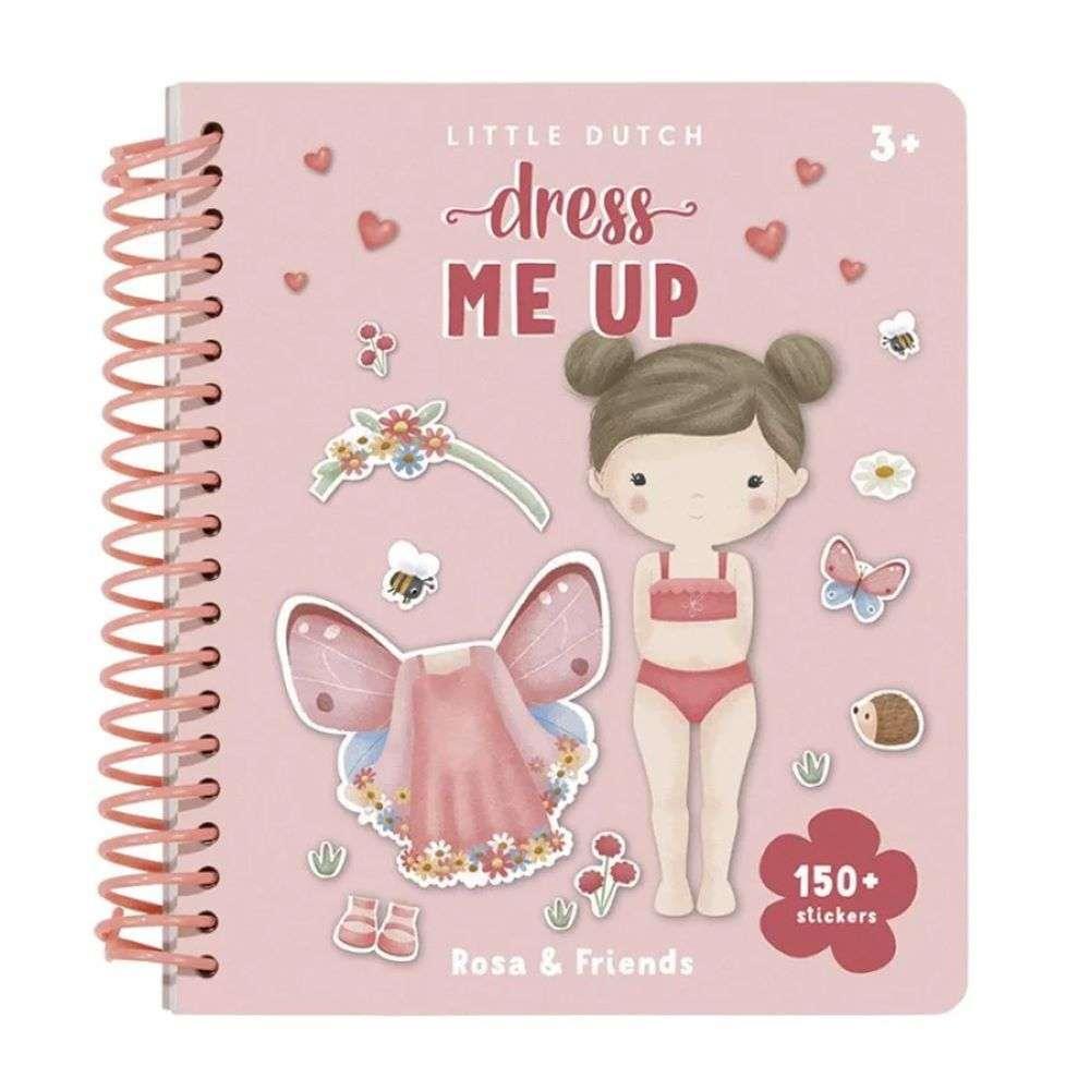 Livro Little Dutch Dress Me Up Rosa & Friends