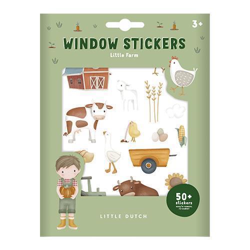 50 Autocolantes para Vidro Little Farm