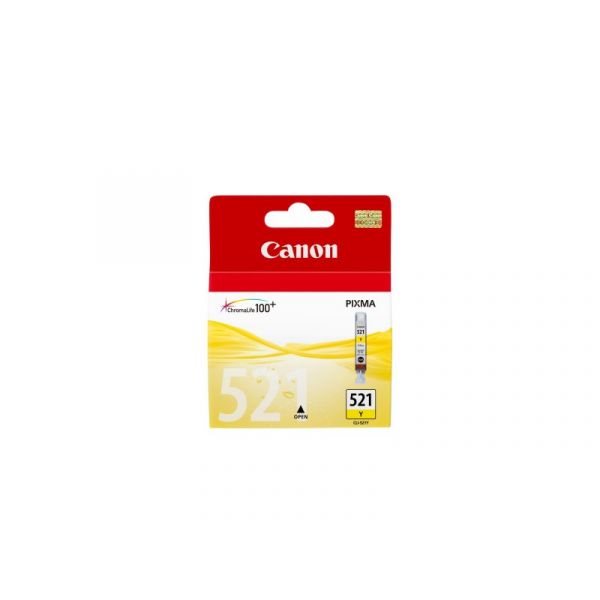 Tinteiro Canon CLI-521Y 2936B005 Yellow