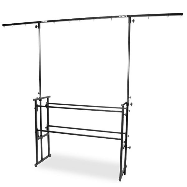 Vonyx Suporte Stand Móvel Dj C/ Barra para Iluminação - 180.048
