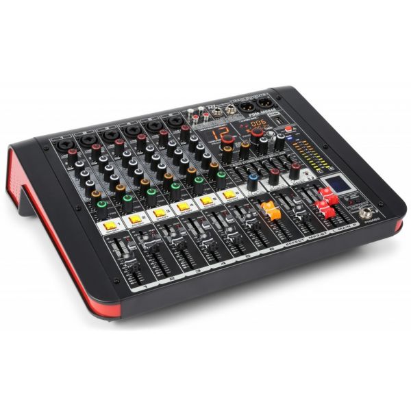 Power Dynamics Mesa de Mistura Amplificada 6 Canais 400W C/ USB/MP3/BLUETOOTH (PDM-M604A) - 172.612