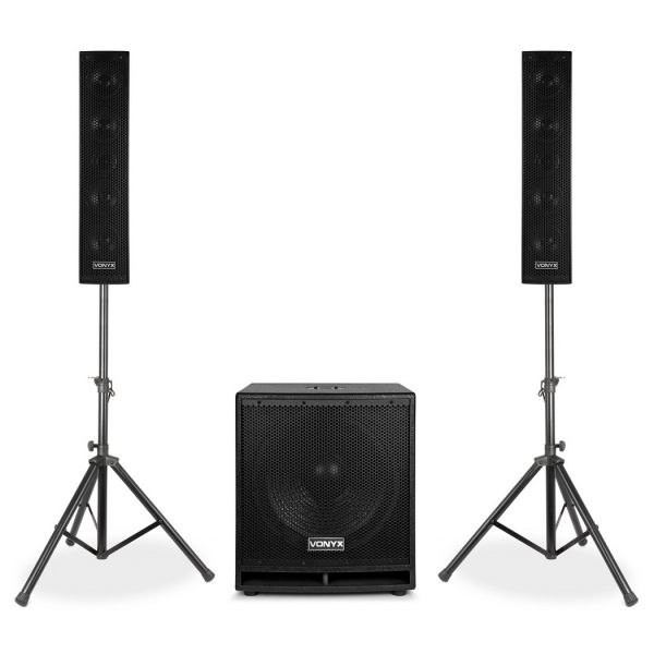 Vonyx Sistema Som Bi-amplificado BLUETOOTH/USB/SD/MP3 1000W (VX880BT 2.1) - 170.107
