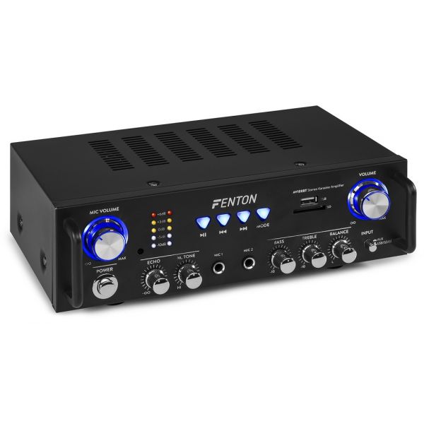 Fenton Amplificador Hi-Fi Stereo 2x 50W USB/MP3/BLUETOOTH/SD AV100BT