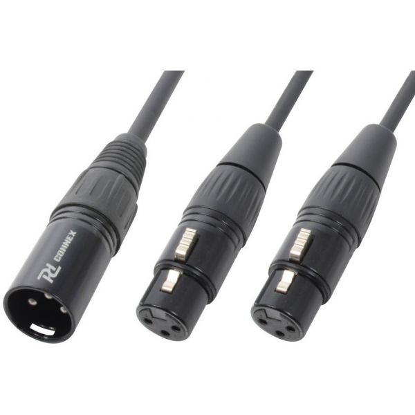 Cabo Canon Macho -> 2x Canon Fêmea Balanceado - Power Dynamics Connex - 176.977 - 176.977