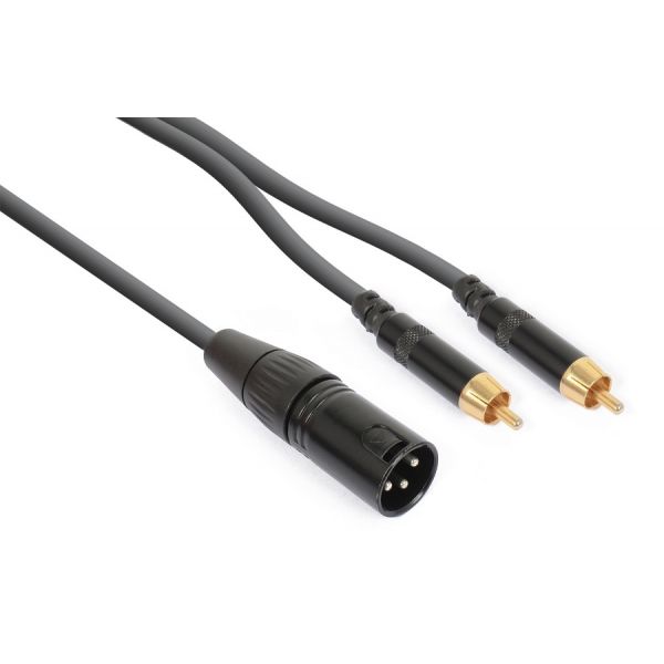 Power Dynamics Conne Cabo Canon Macho - 2x RCA Macho (1,5 mts) - 177.156