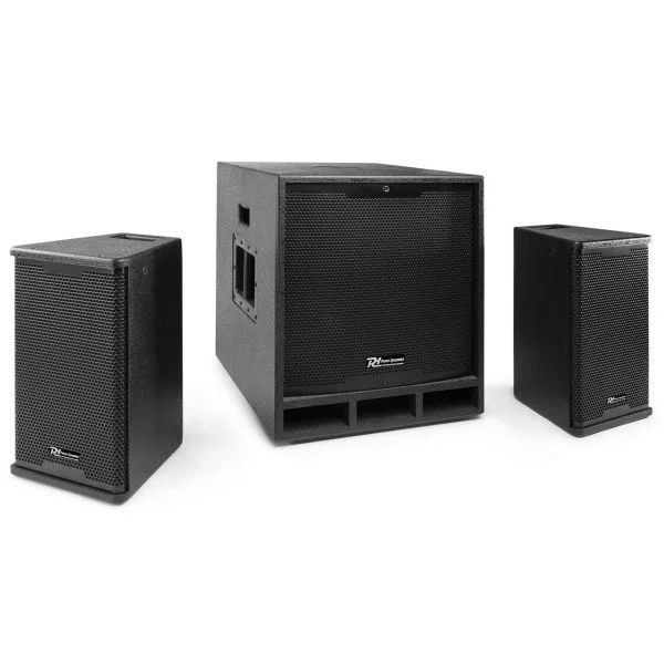 Power Dynamics Sistema Som Activo 1500W (Subwoofer 15" + 2 Colunas 8") COMBO 1500 - 178.662