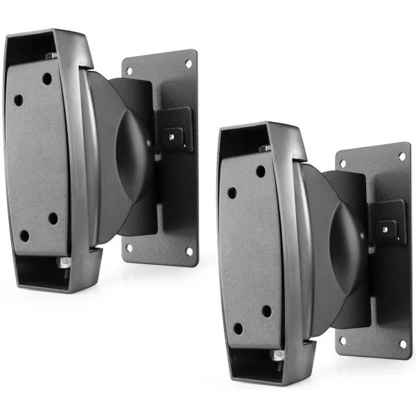 Audizio Pack 2x Suportes de Parede Reforçados Preto P/ Colunas (HTS30)