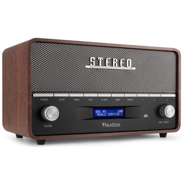 Audizio Rádio Retro Dab+ Corno (cinza) - 102.427