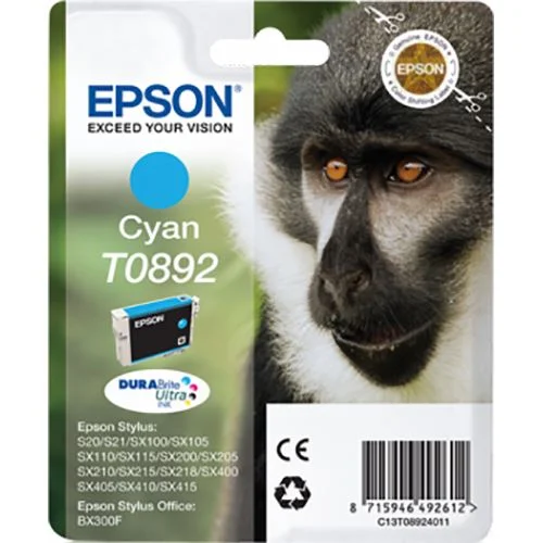 Tinteiro Epson T0892 C13T08924010 Cyan