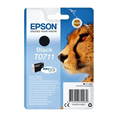 Epson T0711 tinteiro 1 unidade(s) Original Preto