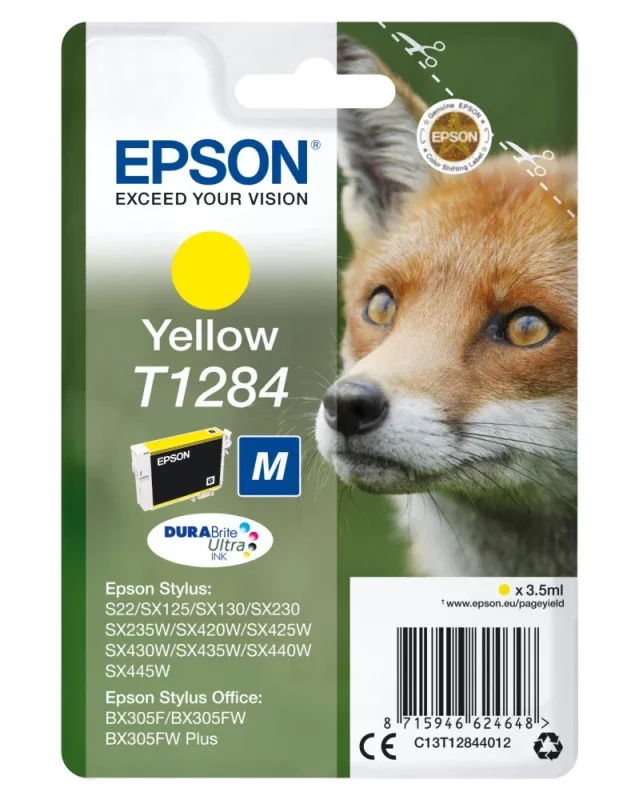 Tinteiro Epson T1284 Amarelo