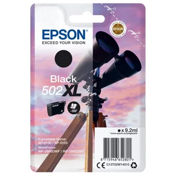 Tinteiro Epson 502XL Preto C13T02W14010 9,2ml