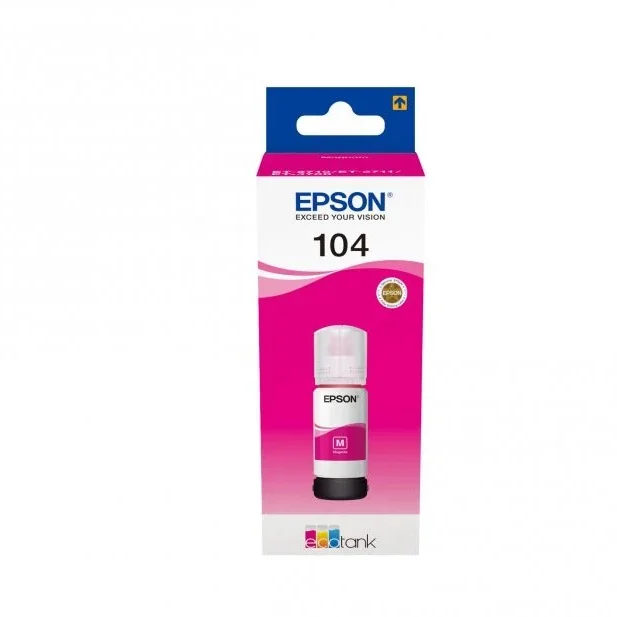 Tinteiro Epson 104 EcoTank Pigmento Magenta