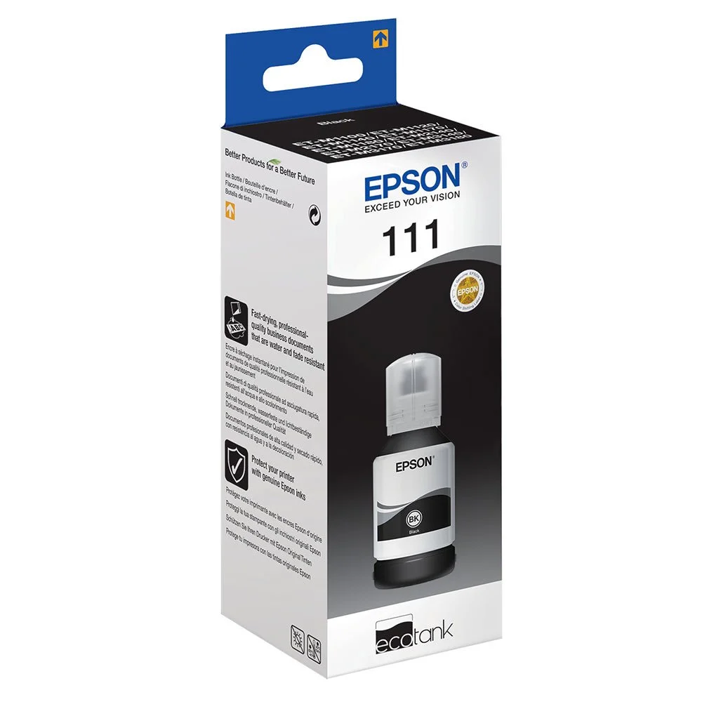 Tinteiro Epson 111 EcoTank Pigment Preto ink bottle (120ml)