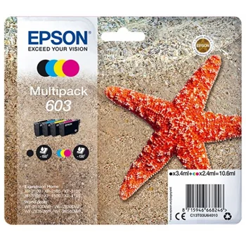 Epson 603 Pack de 4 Tinteiro Original – C13T03U64010