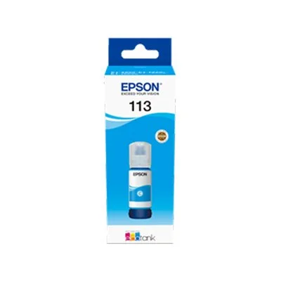 Frasco Epson 113 Cyan Tinta Pigmentada Original 70ml