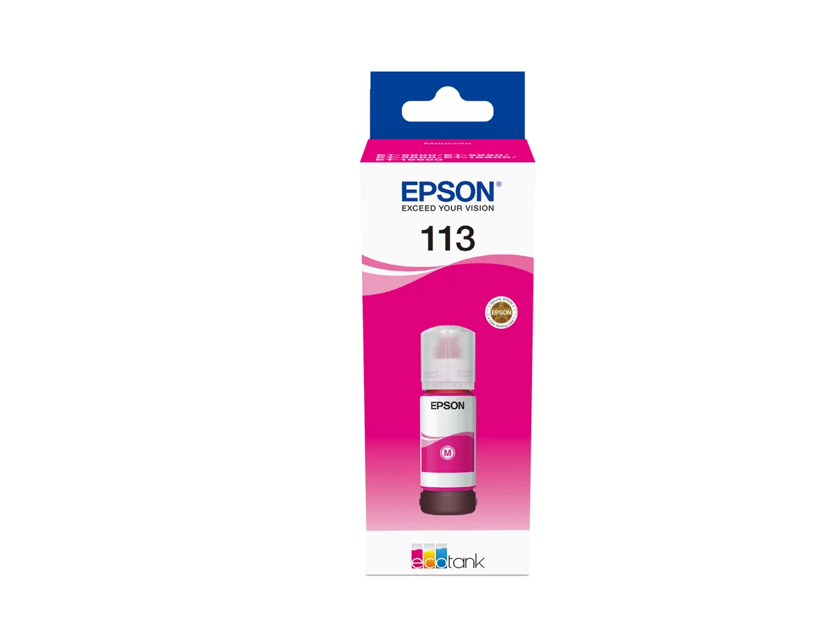 Frasco Epson 113 Magenta Tinta Pigmentada Original 70ml