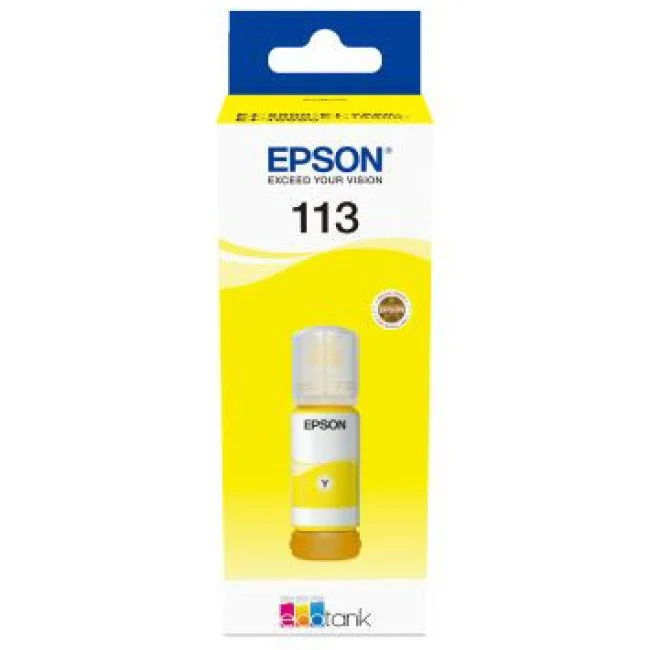 Frasco Epson 113 Amarelo Tinta Pigmentada Original 70ml