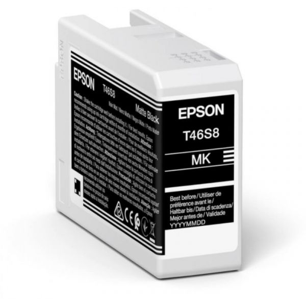 Tinteiro Epson Singlepack Matte Black T46S8 Ultrachrome Pro 10 Ink 25ml - C13T46S800