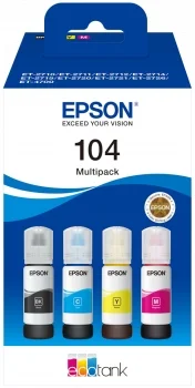 Epson 104 Pack de 4 Tinta Original – C13T00P640