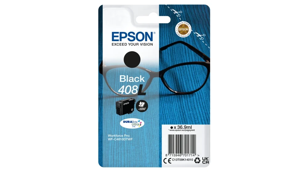 Epson 408L Preto Cartucho de Tinta Original – C13T09K14010
