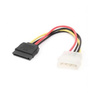 Cabo alimentação Molex para SATA 15 Cm